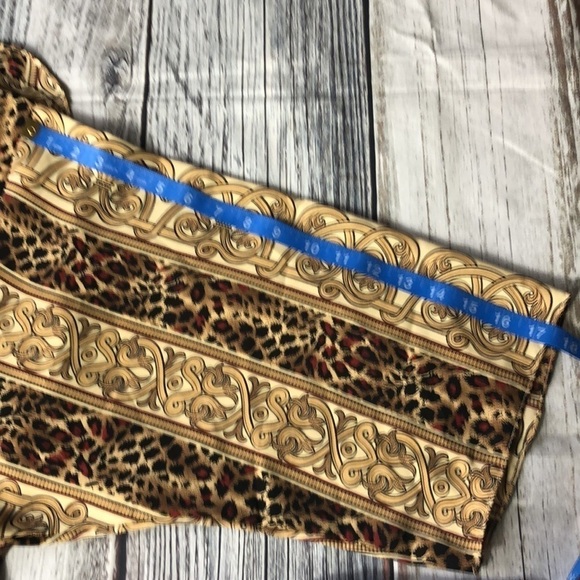 SANTE’ Leopard Moroccan/Bohemian Dress Sz S/M - Picture 13 of 13